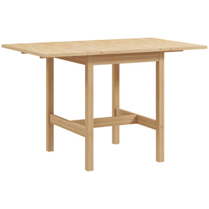 Country-style drop-leaf kitchen table for small spaces