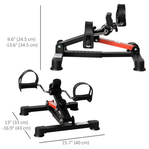 Under Desk Pedal Exercise Bike with LCD Display