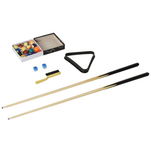 Mini Portable Pool Table with Cues, Ball, Chalk and Rack, Blue