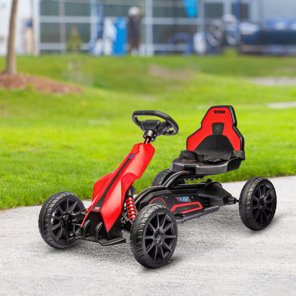 12V electric kart, red