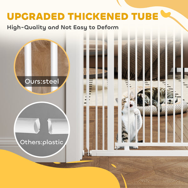 Extra Tall Pet Gate, White