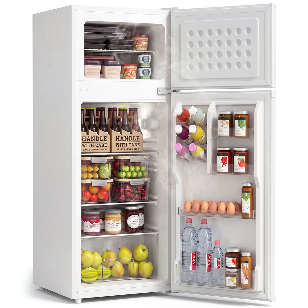 7.7 cu. ft. Refrigerator with Freezer, White