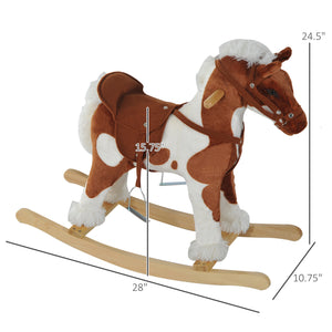 Rocking horse with nursery rhyme, music and light