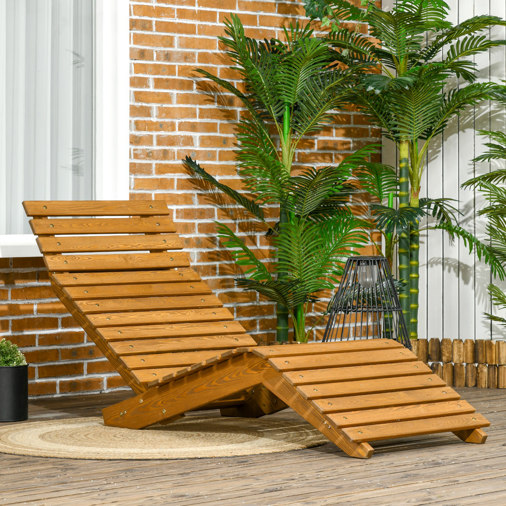 Chaise longue extérieure en teck avec design incurvé élégant, idéale pour jardin et terrasse