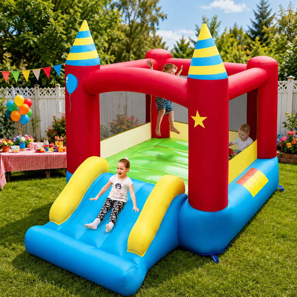 Inflatable castle for children (blower not included)