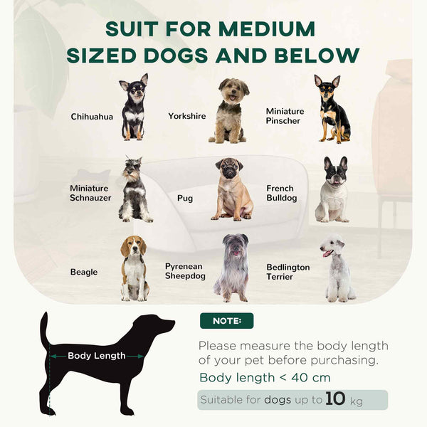 Dog sofa with soft cushion, removable and washable cover, grey