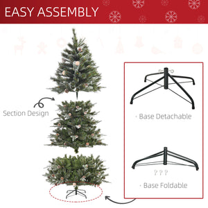 7ft Artificial Christmas Tree with Automatic Opening