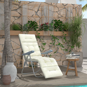 Coussin blanc crème épais 12,7 cm avec dossier, rembourrage coton doux adapté intérieur et extérieur