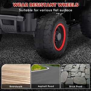 6V electric quad for children, black