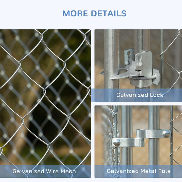 Park with galvanized steel frame