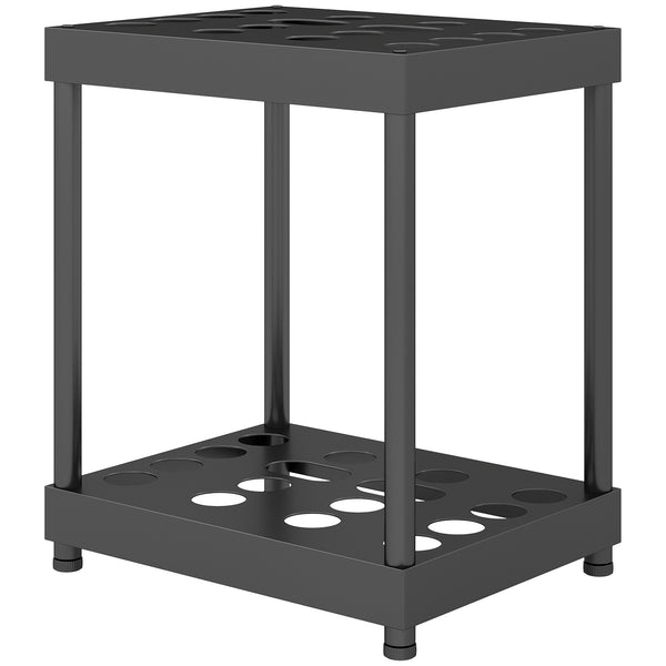 Garden tool storage rack