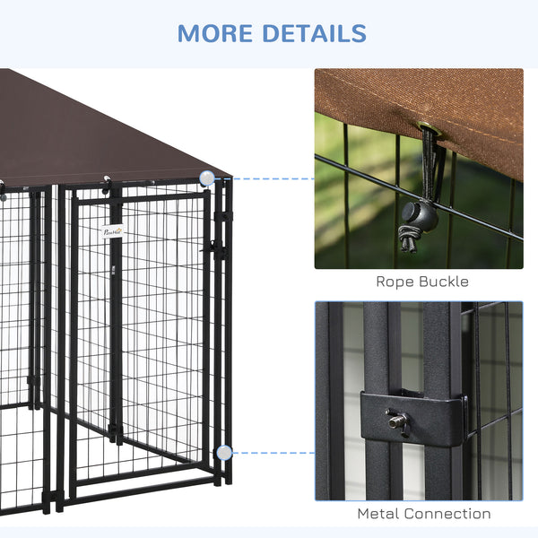 Lockable welded steel outdoor enclosure