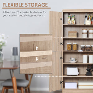 4-door storage unit with adjustable shelves