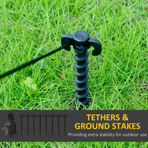 3.6m Inflatable Halloween Grim Reaper with Built-in Lights for Halloween Party