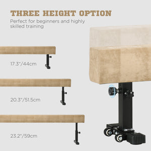 2.3m Adjustable Balance Beam with Wheels