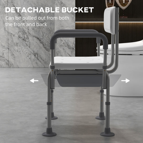 3 in 1 Shower Chair with Adjustable Backrest