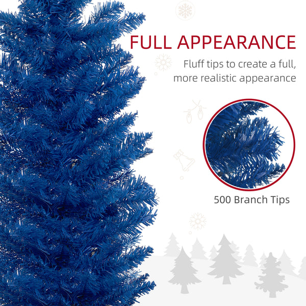 7ft Dark Blue Artificial Christmas Tree
