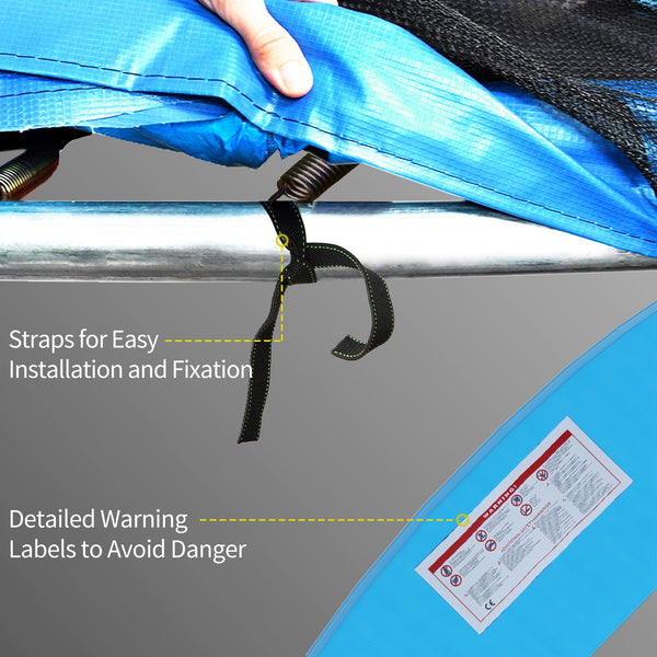 12-foot replacement trampoline pad, light blue 