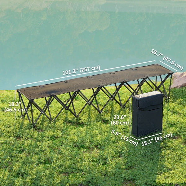6-seater portable folding camping chair