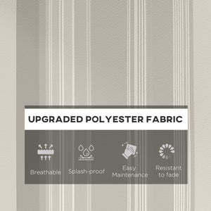 Replacement Cushions, Set of 4, for Patio Chair, Indoor and Outdoor, Gray