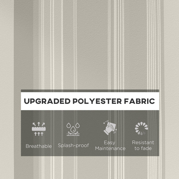 Replacement Cushions, Set of 4, for Patio Chair, Indoor and Outdoor, Gray