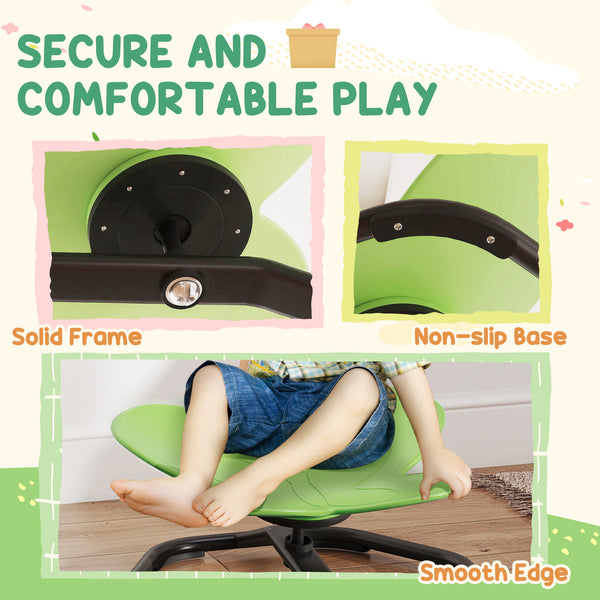Green Butterfly Swivel Chair for Kids