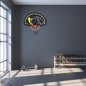 Modern wall mounted basketball hoop