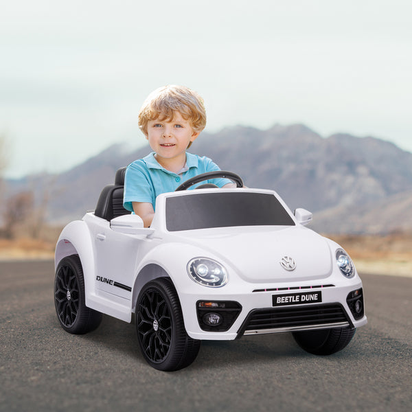 Volkswagen Beetle 12V with remote control, white