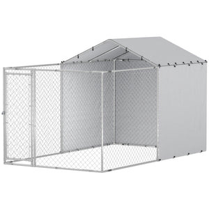 Galvanized steel enclosure with waterproof and UV-resistant cover