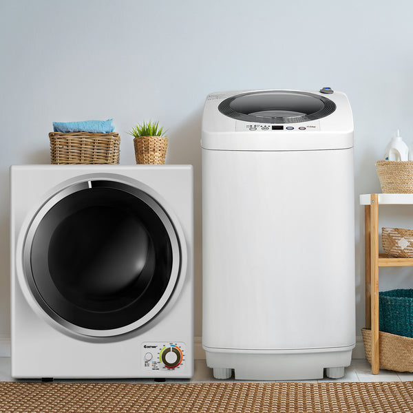 Combined electric tumble dryer and fully automatic washing machine