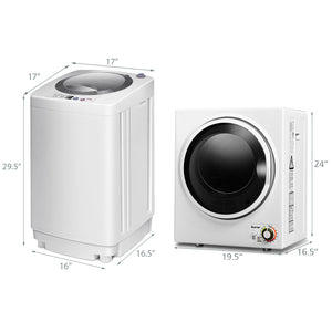 Combined electric tumble dryer and fully automatic washing machine