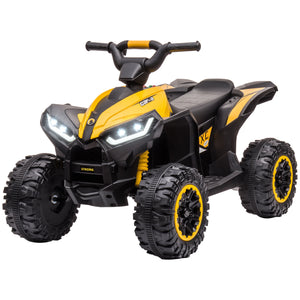 12V quad with music, yellow