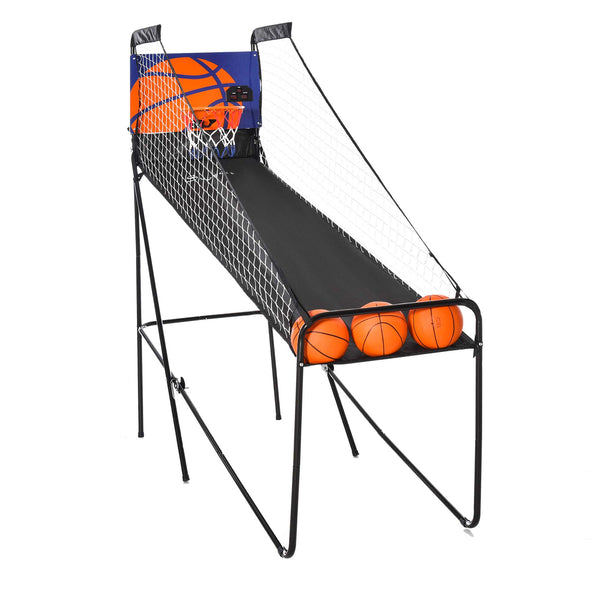 Basketball Arcade Game with Electronic Scoreboard, Black