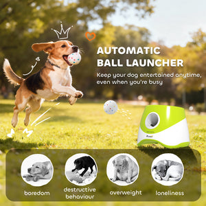Automatic ball launcher, green