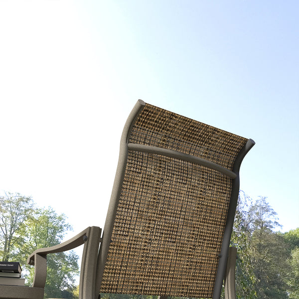 3-piece rocking bistro set, brown