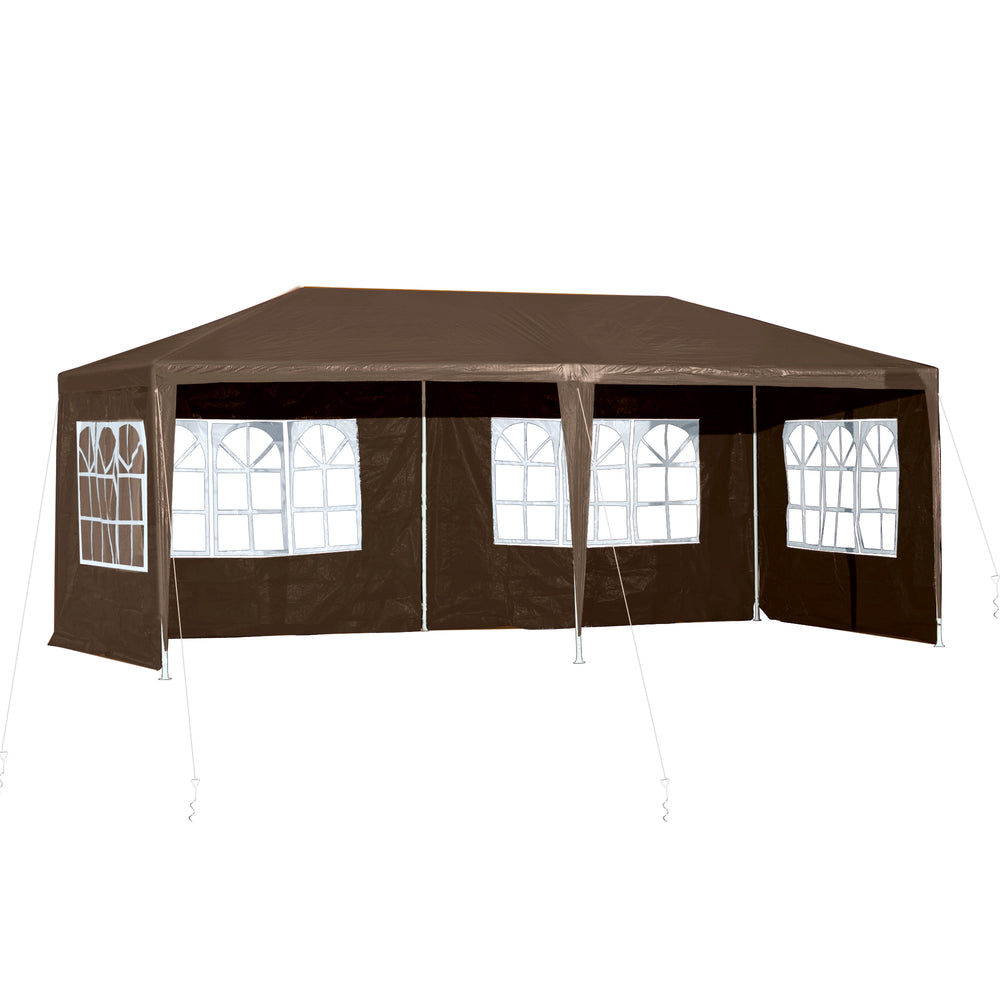 9 x 19 feet event tent, coffee color