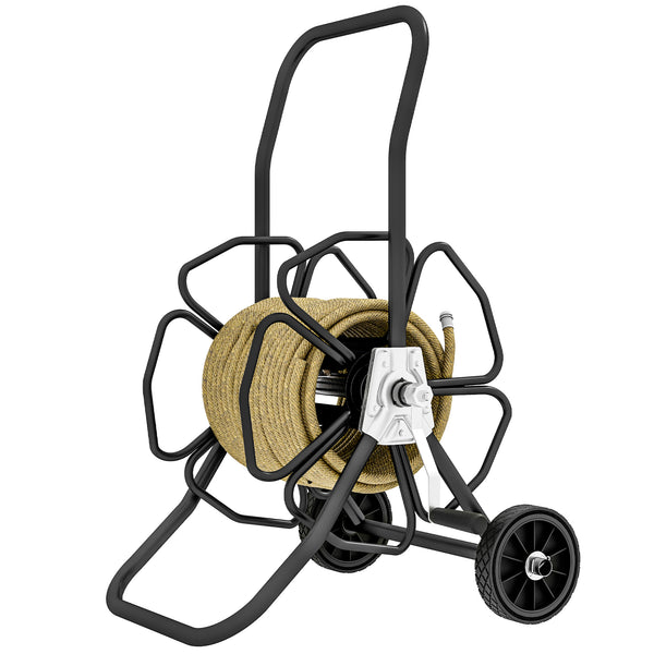 98 ft garden hose reel with 5/8 in hose included