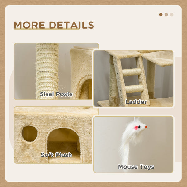 172cm Multi-Level Cat Tree, Beige