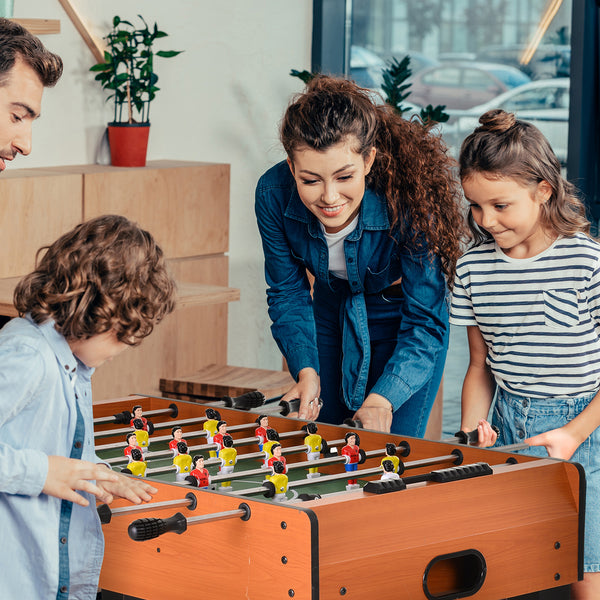 Wooden table football