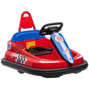 6V Bumper Car, Red