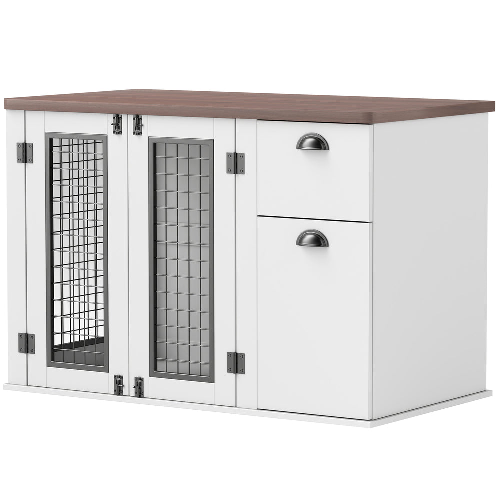 44-inch cage cabinet with double door and storage drawer