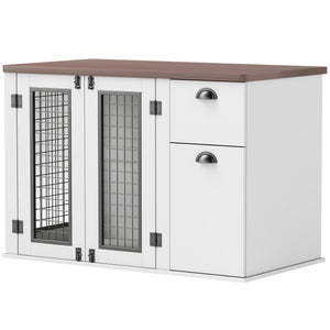 44-inch cage cabinet with double door and storage drawer