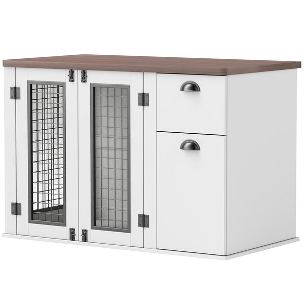 44-inch cage cabinet with double door and storage drawer