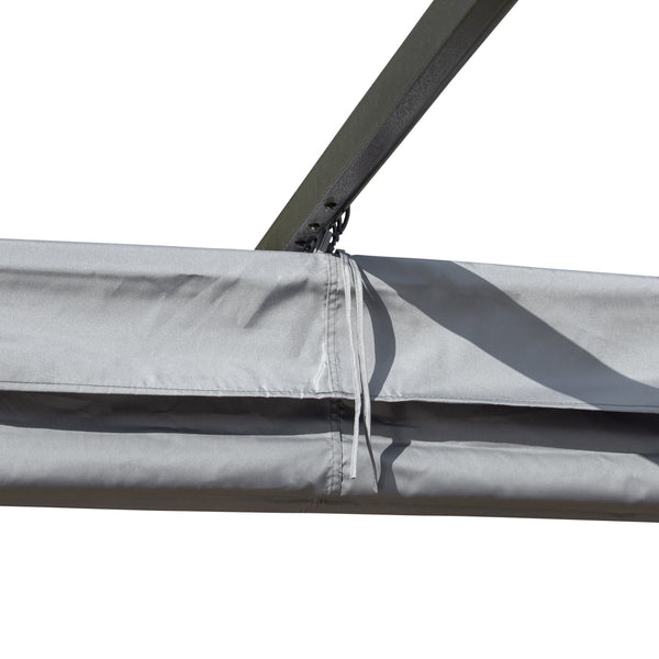 Retractable pergola 10 x 10, grey