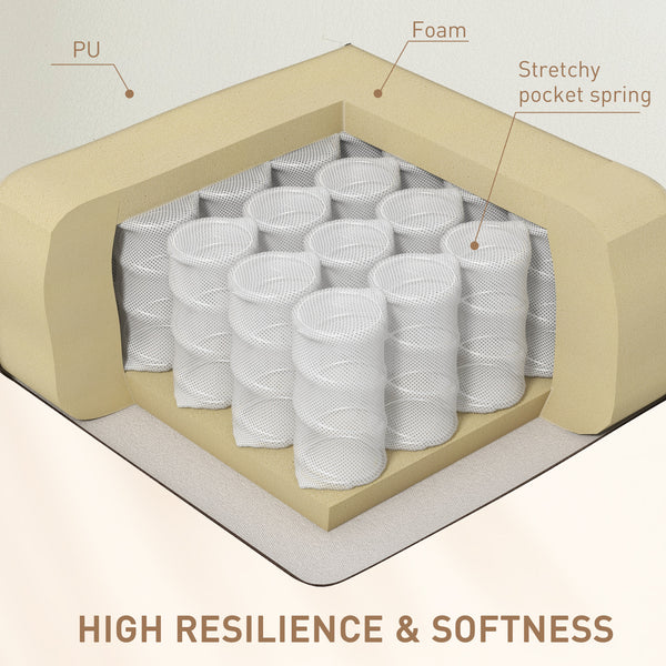 Faux Leather Recliner Chair with Vibration Massage, Cream White