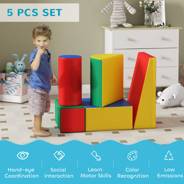 5-Piece Soft Foam Climbing Activity Play Set