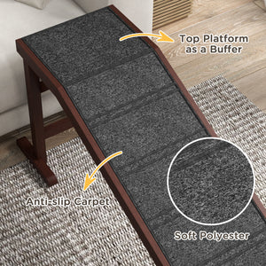 Pet ramp, brown