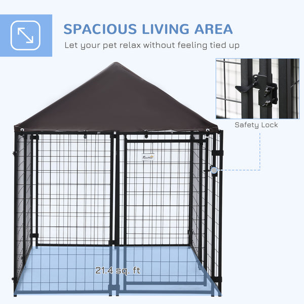 Lockable welded steel outdoor enclosure