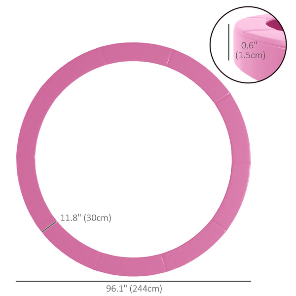 Replacement pad for 8-foot trampoline, pink