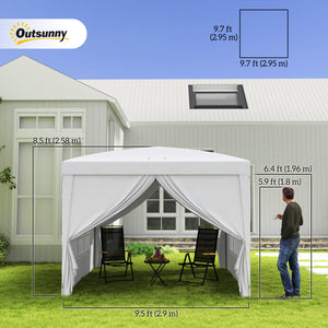 10 x 10 folding tent with carrying bag 